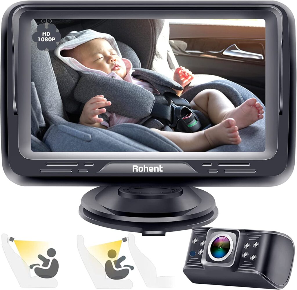 rohent baby car camera hd 1080p